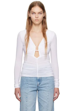 Isabel Marant White Laura Blouse