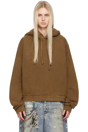 Acne Studios Tan Garment-Dyed Hoodie