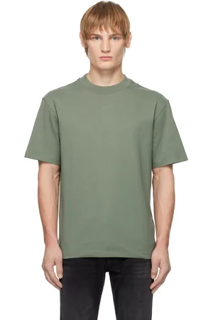 HUGO BOSS Green Relaxed-Fit Cotton T-Shirt