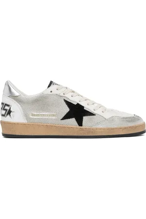 Golden Goose Gray & Silver Ball Star LTD Sneakers