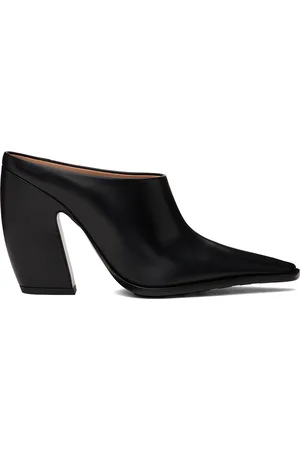Bottega Veneta Black Tex Heels