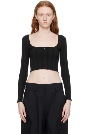 Alexander Wang Black Hardware Long Sleeve T-Shirt