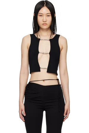 CHRISTOPHER ESBER Crystal Lattice Tank Top