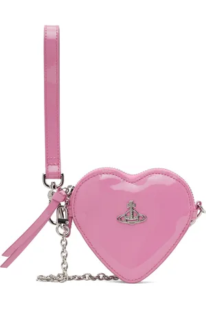 Vivienne Westwood Pink Heart Wristlet Pouch