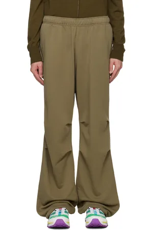 Maison Margiela Green Tucked Sweatpants