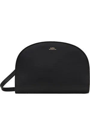 A.P.C. Black Demi-Lune Clutch