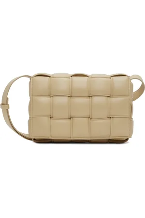 Bottega Veneta Beige Padded Cassette Shoulder Bag