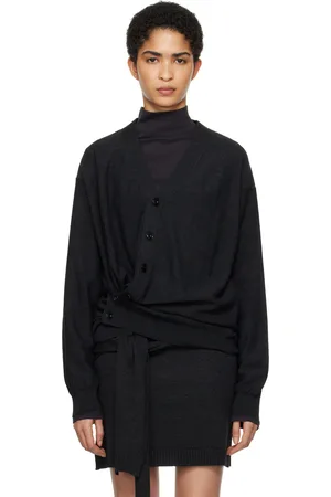 LEMAIRE Gray Relaxed Twisted Cardigan