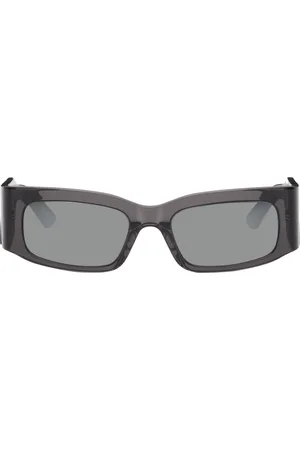 Balenciaga Black Rectangular Sunglasses