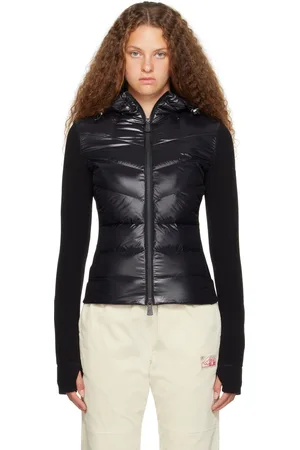 Moncler Black Quilted Down Hoodie