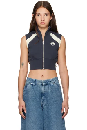 AMBUSH Navy Sleeveless Sweat Vest