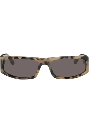 Courrèges Black & Beige Tech Sunglasses