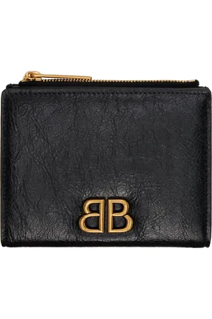 Balenciaga Black Monaco Bifold Wallet