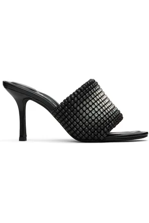 Alexander Wang Black Heiress Heeled Sandals