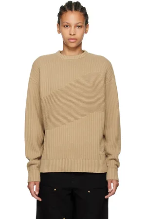 DIME Tan Wave Sweater