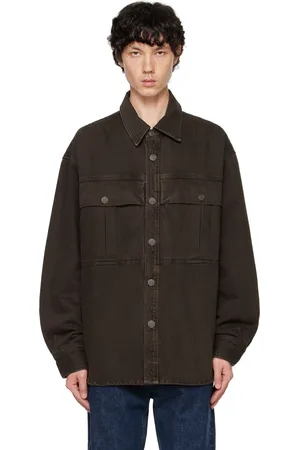 AGOLDE Brown Axel Denim Shirt