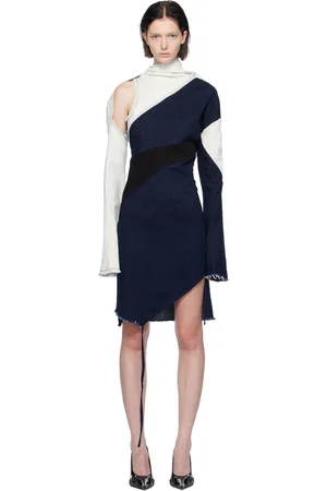 OTTOLINGER Indigo Asymmetric Denim Minidress