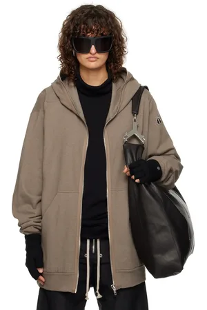 Rick Owens Moncler + Gray Jumbo Hoodie