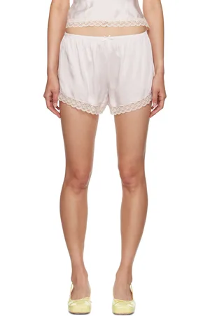 DANIELLE GUIZIO Pink Ivy Shorts