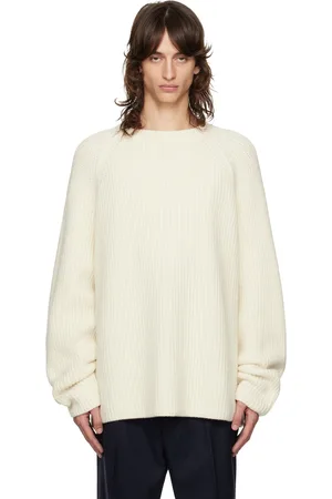 The Frankie Shop Off-White Carter Crewneck Sweater