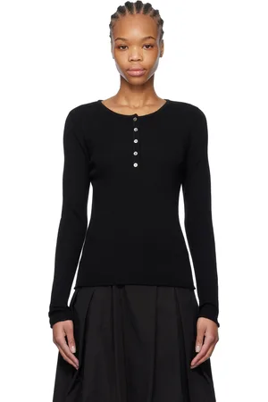 DUNST Buttoned Knit T-shirt
