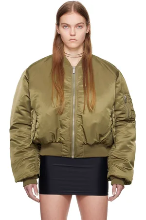 VTMNTS Khaki & Orange Alpha Industries Edition Reversible Bomber Jacket