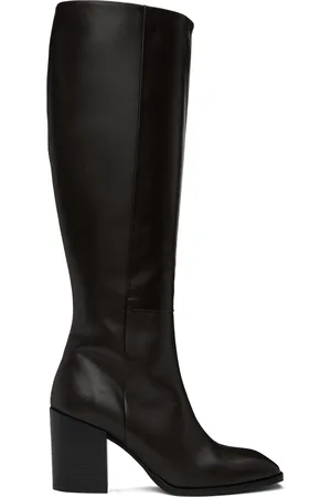 Aeyde Brown Teresa Knee-High Boots