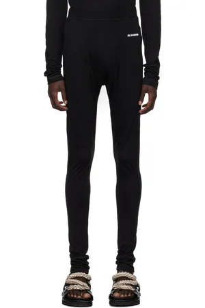 Jil Sander Black Printed Leggings