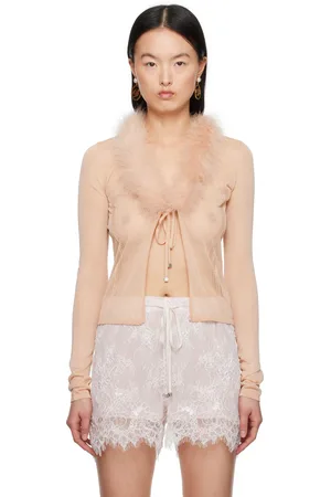 BLUMARINE Pink Knitted Cardigan
