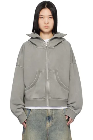 Entire Studios Gray Full Zip Hoodie