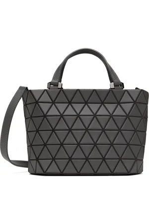 Issey Miyake Gray Crystal Matte Bag