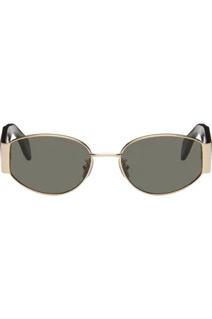 Retrosuperfuture Gold & X Sunglasses