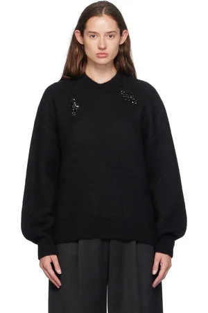 Simone Rocha Black Embellished Sweater