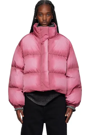 Acne Studios Pink Down Puffer Jacket