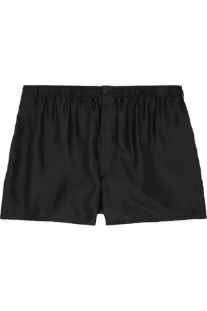 Ermenegildo Zegna Black Silk Boxers