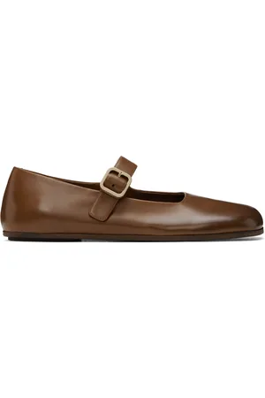 MARSÈLL Brown Appiedi Ballerina Loafers