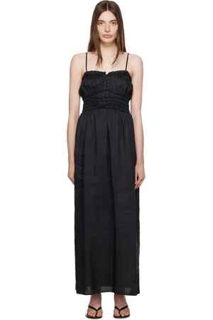 Frame Black Corded Maxi Dress