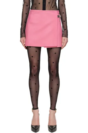 Givenchy Pink Wrap Miniskirt