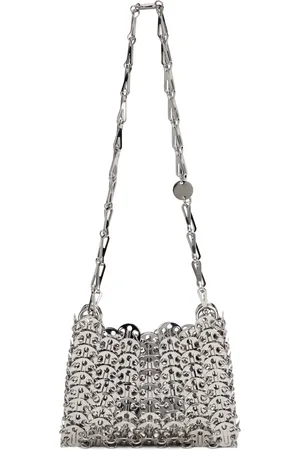 Paco rabanne Silver Iconic Nano 1969 Bag
