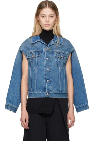 Maison Margiela Blue Cutout Denim Jacket