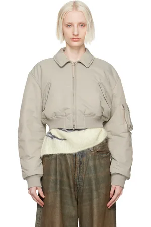 Acne Studios Gray Relaxed-Fit Bomber Jacket