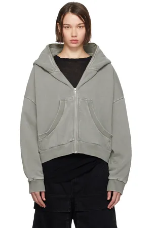 Entire Studios Gray Eternal Zip Hoodie