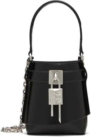 Givenchy Black Micro Shark Lock Bucket Bag