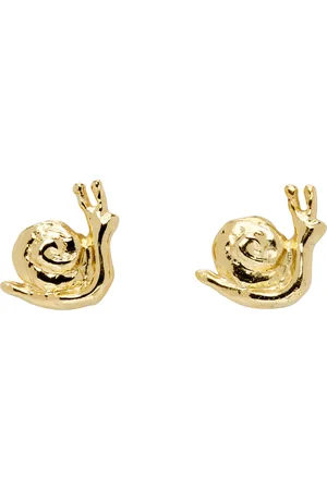 Chopova Lowena Snail Stud Earrings