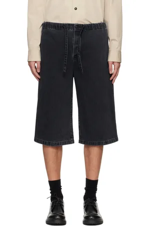 RIER Black Bermuda Denim Shorts