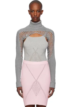 Isa Boulder Gray Brooklyn Long Sleeve Bolero Sweater