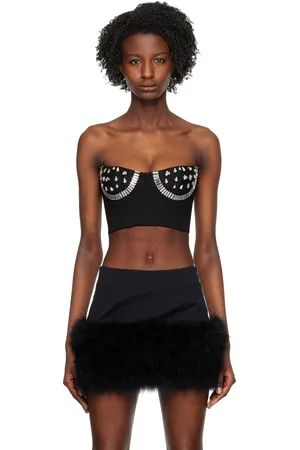 AREA Crystal Watermelon Cup Bustier