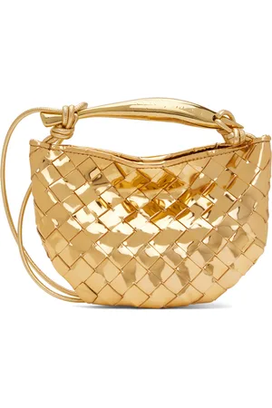 Bottega Veneta Gold Mini Sardine Bag