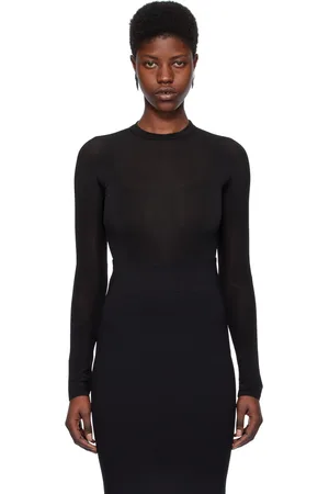 Alaïa Black Second Skin Long Sleeve T-Shirt