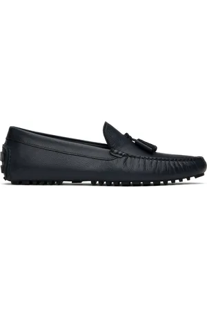 HUGO BOSS Navy Driver Loafers